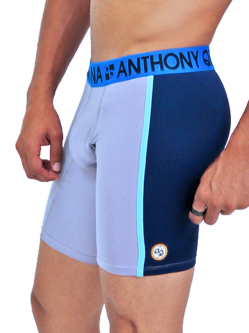 Men's AQ 3 Pack Hybrid Collection Extra Long Sporty Boxer Briefs – 3-Pack